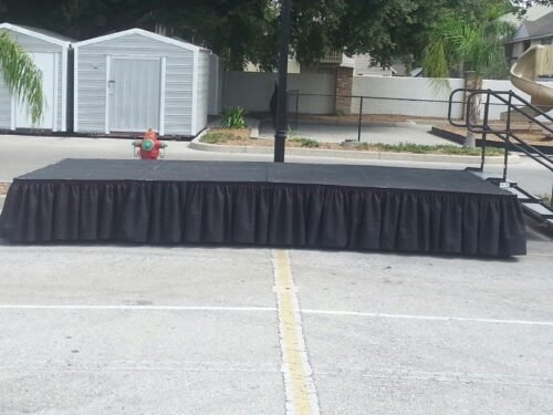Skirted Stage 8x12'